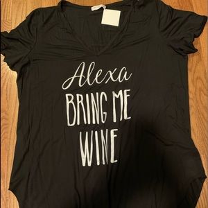 Alexa Bring Me Wine T-Shirt
